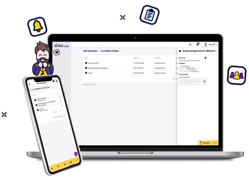 Gestion documentaire avec Génos Clubs