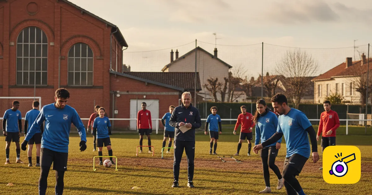 Illustration de l'article : Séance d'entraînement de football : motricité, technicité